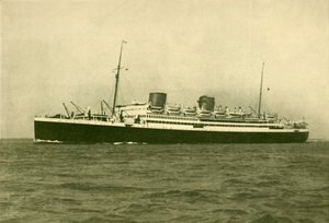 ロイヤルメールモーターライナーアストゥリアス総重量22,500トン、c1930。