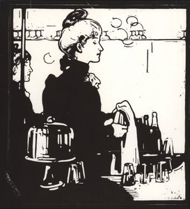 バーメイド（任意のバー） 作： William Nicholson