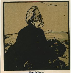 ヘンリック・イプセン（クロモリト） 作： William Nicholson