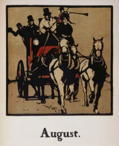 馬車に乗る（勤勉さ 作： William Nicholson