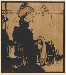 ロンドン タイプ: バーメイド 作： William Nicholson