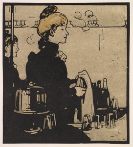 ロンドン タイプ: バーメイド 作： William Nicholson