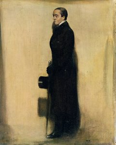 ヘンリー・マクシミリアン・ビアボームの肖像 作： William Nicholson
