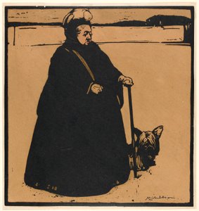 ビクトリア女王（木版画） 作： William Nicholson