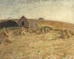 とうもろこし畑 作： William Nicholson