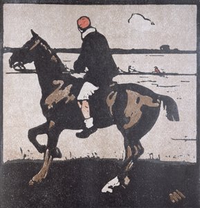 The Month of April: ローイング、「An Almanac of Twelve Sports」より、Rudyard Kipling の言葉、William Heinemann が最初に出版 作： William Nicholson