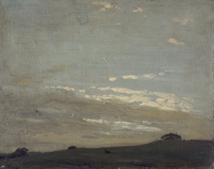 銀色の夕日、1909年から1910年。 作： William Nicholson