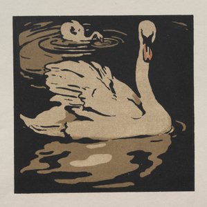 The Square Book of Animals: 美しい白鳥 作： William Nicholson