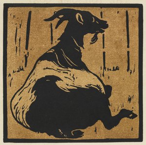 The Square Book of Animals: しんどいヤギ 作： William Nicholson
