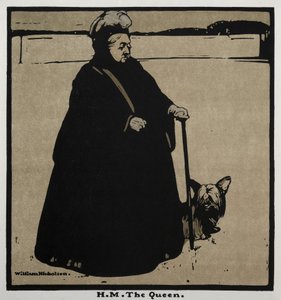 12 の肖像画: H. M. クイーン 作： William Nicholson