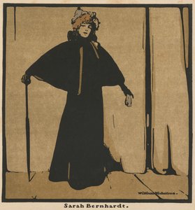 12の肖像: サラ・ベルナール 作： William Nicholson