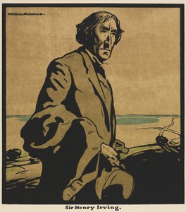 12の肖像: サー・ヘンリー・アーヴィング 作： William Nicholson
