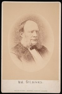 カール・ヴィルヘルム・シーメンスの肖像 1823-1883年 1876年以前