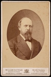 Othniel Charles Marsh 1831-1879のポートレート、1875年頃。 作： William Notman