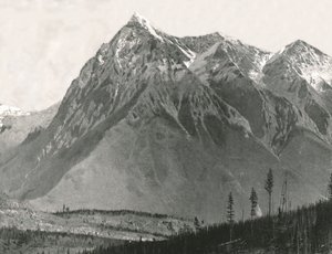 ロッキー山脈：チャンセラーピーク、リーンチョイル、カナダ、1895年。