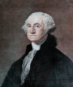 アメリカ合衆国の初代大統領ジョージワシントン、c1798 1912。 作： William Nutter