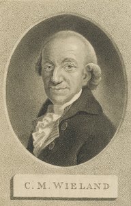 詩人と作家のクリストフマーティンヴィーランド1733-1813、1800の肖像。