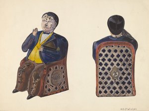 タマニー・トイ・バンク、1937年頃。 作： William O. Fletcher