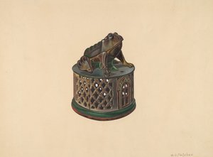 トイバンク：カエル、1938年頃 作： William O. Fletcher