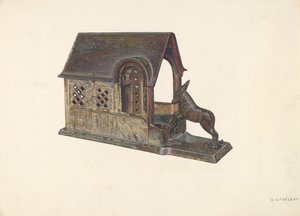 おもちゃの銀行（1940年頃 作： William O. Fletcher