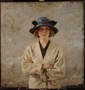 青い帽子の少女、1912