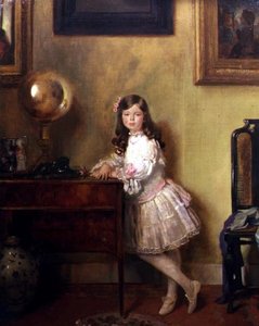 アン・ハームズワース嬢のインテリア 作： William Orpen
