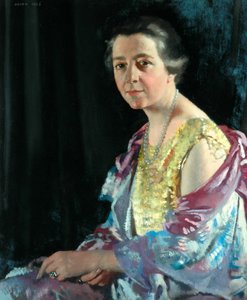 トーマスハワース夫人、1926年 作： William Orpen