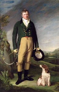 彼の犬と未知の男 作： William Owen