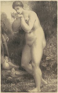 噴水でヌード飲酒 作： William P. Babcock