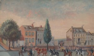 ブルズ ヘッド タバーン、1870 年代。 作： William P. Chappel
