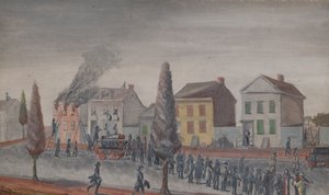 消火活動（1870年代 作： William P. Chappel