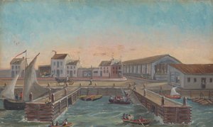 オールドフェリーの階段（1870年代 作： William P. Chappel