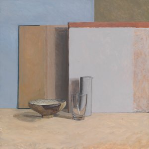 ペルーのボウル 03（パネルに油彩 作： William Packer