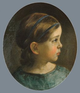 ウィリアム・ページの娘おそらくメアリー・ページ、ca。 1840。 作： William Page