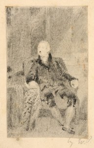 18世紀のドレスを着た男性 作： William Page