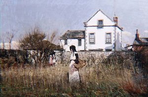 ホワイトハウスのある風景」1880年頃（油彩・キャンバス） 作： William Page Atkinson Wells