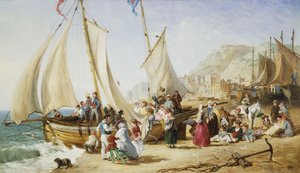 日帰り、ラムズゲート、1854 作： William Parrott