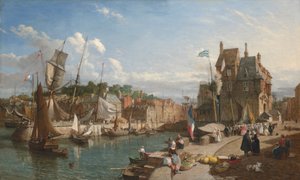 オンフルール、ノルマンディー 作： William Parrott