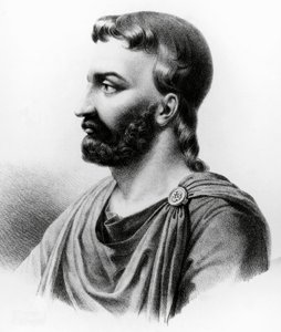 Aulus Cornelius Celsus (紀元前25年～紀元後50年)の肖像（19世紀の彫刻）。