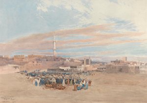 The Market Place, タンタ, エジプト 作： William Paton Burton