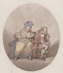 1784年4月1日、The Duenna & Little Isaac。 作： William Paulet Carey