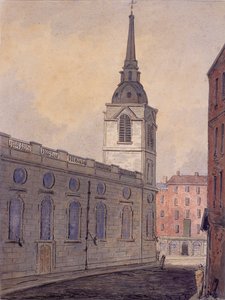 ロンドン、セント・ベネット・グレイスチャーチ 1810年頃