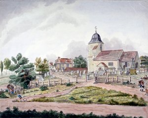 ロンドン、セント・パンクラス旧教会、1761年 作： William Pennington