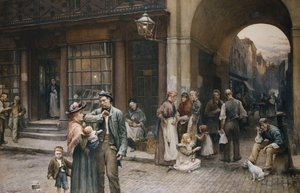 土曜の夜、1898 作： William Permeanus Cornish