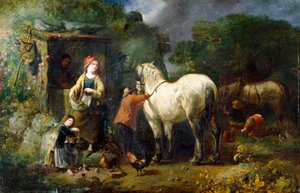 The Old Carthorse」（1861年 作： William Perry