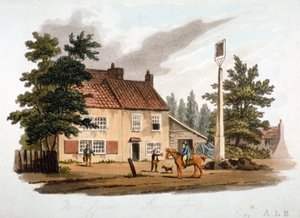 ザ ダン カウ イン、ケンジントン、ロンドン、c1810 作： William Pickett
