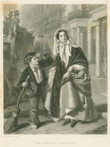 ブリークハウス：クロッシングスイーパー 作： William Powell Frith