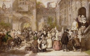 古き時代の成人、1907 作： William Powell Frith