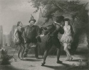 決闘、十二夜 作： William Powell Frith