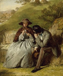 ザ・ラバーズ 作： William Powell Frith